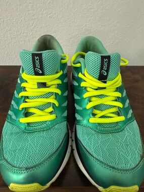 ASICS GEL Zaraca 4 Neon Yellow Lace-Up Sneakers